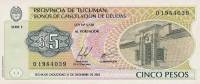 (№2003P-S2722) Банкнота Аргентина 2003 год "5 Pesos"