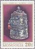 (1974-072) Марка Монголия "Серебряное ведерко"    Народное искусство III Θ