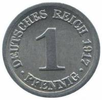 (№1916km24) Монета Германия (А, D, Е, F, Г, Д) 1916 год 1 Pfennig (А, D, Е, F, Г, Д)
