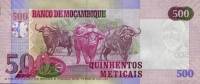 () Банкнота Мозамбик 16.06.2011 год 500  ""   UNC