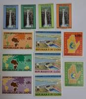 --  Набор марок Заир 12 шт.  Негашеные , III O