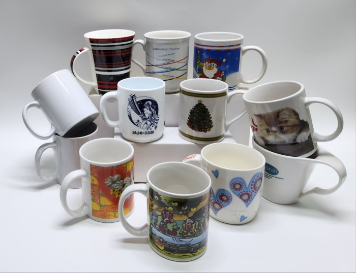 Кружки чашки чайные 12 шт разные