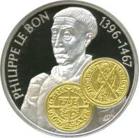 (№2001km58) Монета Ниделандские Антильские острова 2001 год 10 Gulden (Филипп Добрый Adriesguilder)