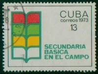 (1973-040) Марка Куба "Эмблема"    Образование III O