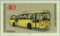 (1973-014) Марка Германия (ФРГ) "Серийный автобус (1973)"    Транспорт Берлина III O