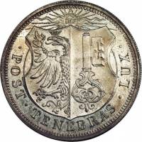 (№1848km137(geneva)) Монета Швейцария 1848 год 5 Francs