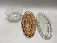 Селедочница 2 шт и салатник конфетница