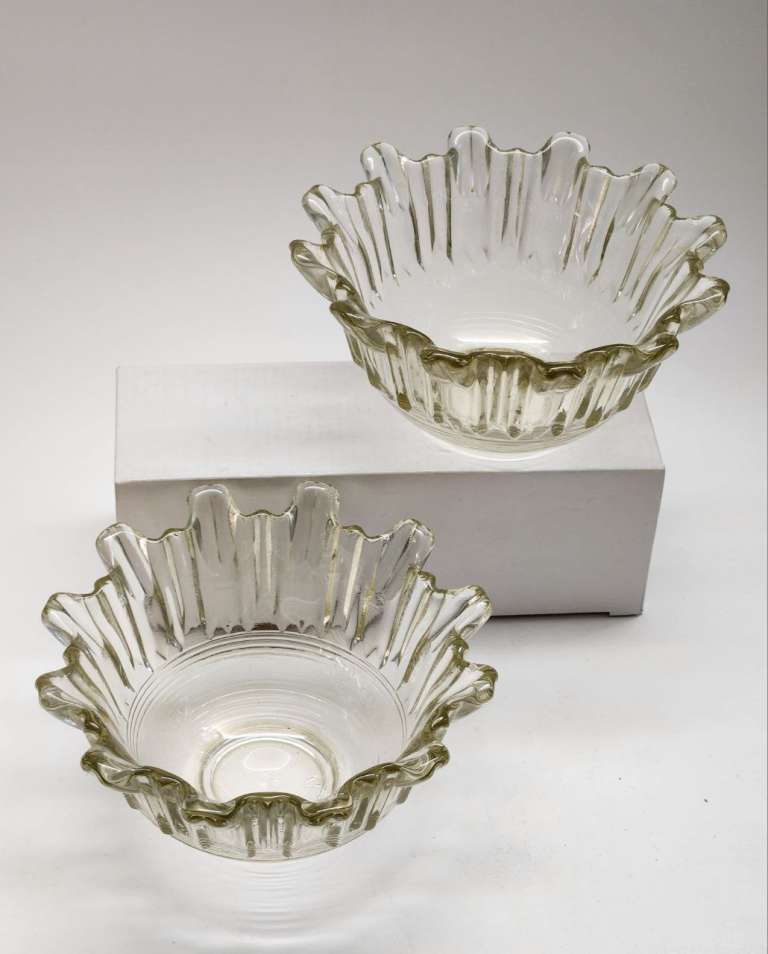 Вазы конфетницы 2 шт Уральский стекольный завод