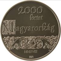 (2018) Монета Венгрия 2018 год 10000 форинтов "Унитарная церковь"  Серебро Ag 925  PROOF