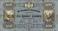 (№1872P-S363) Банкнота Швейцария 1872 год "100 Francs"