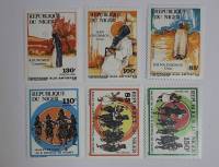(--)Набор марок Республика Нигер "6 шт."  Негашеные  , III O