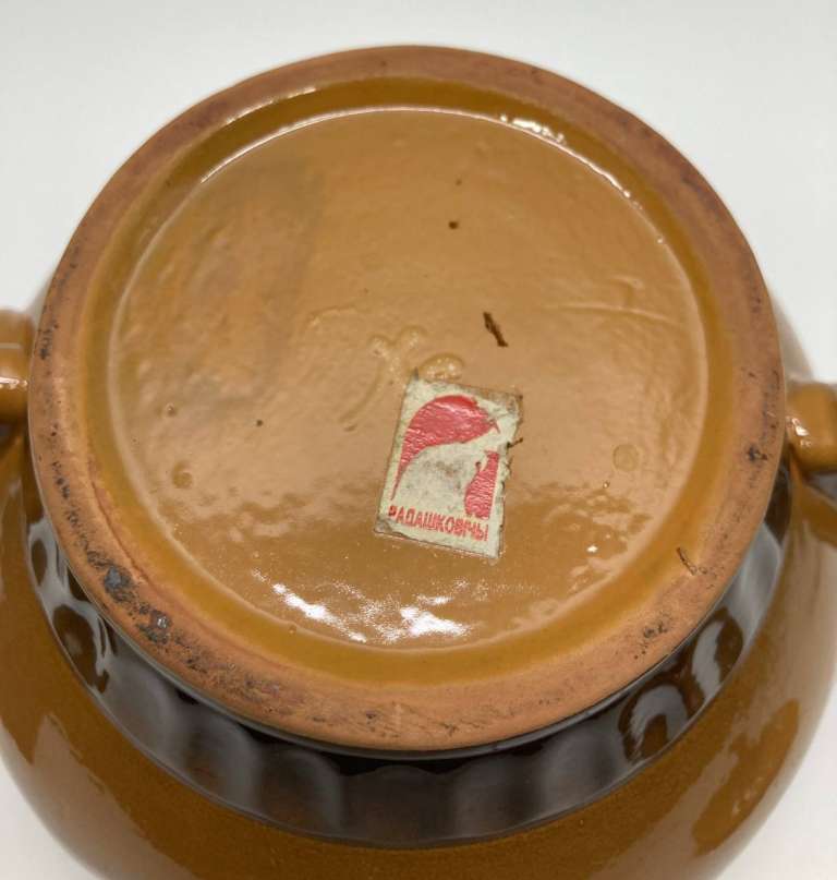 Чайник заварочный + ваза, обливная керамика