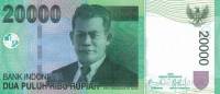 (2009) Банкнота Индонезия 2009 год 20 000 рупий "Ото Искандар ди Ната"   UNC