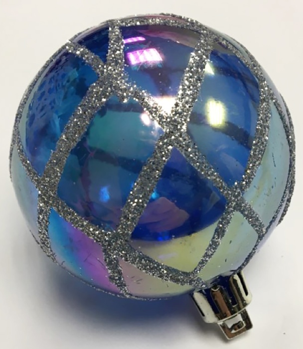 Ёлочная игрушка &quot;Перламутровый шар&quot; (сост. на фото)