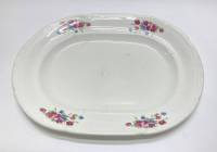Блюдо цветы, фарфор, ЗИК 