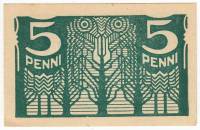 () Банкнота Эстония 1919 год 0,05  ""   UNC