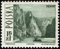 (1966-059) Марка Польша "Ущелье Дунаец"   Туризм III O