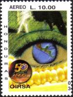 (№2003-1708) Марка Гондурас 2003 год "50 Aniversario де ОИРСА", Гашеная