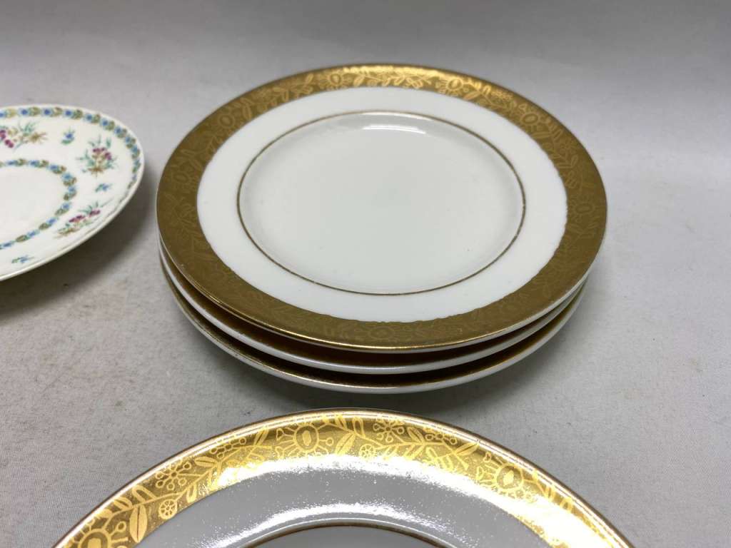 Блюдца чайные ЛФЗ 6 шт, два дизайна