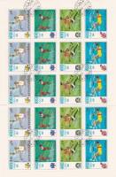 (№1968-247) Лист марок Эмират Аджман (ОАЭ) 1968 год "Спорт", Гашеный