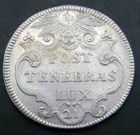 (№1714km62 (geneva)) Монета Швейцария 1714 год 21 Sols