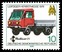 (1978-072) Марка Германия (ГДР) "Мультикар"    Ярмарка, Лейпциг II O