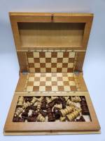 Шахматы деревянные резьба инкрустация ценных пород дерева ручная работа СССР