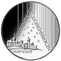 (2009g) Монета Германия (ФРГ) 2009 год 10 евро "Немецкие молодёжние хостелы"  Серебро Ag 925  PROOF
