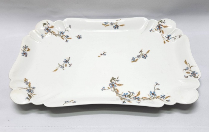 Блюдо Фарфор Frank Haviland Limoges Франция 1910-1914 годы 51*33 см.
