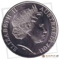 (2011) Монета Австралия 2011 год 20 центов ""    UNC
