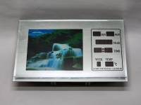 Часы-календарь-термометр Водопад и Звуки природы (сост. на фото)