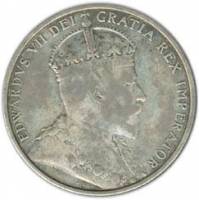 (№1907km10) Монета Кипр 1907 год 18 Piastres (венчает щит с Лев)