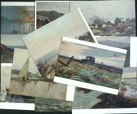 Набор открыток "Живопись.Издательство Советский художник", 16  шт., 50-е г.