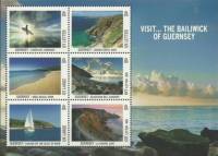 (№2012-60) Блок марок Гернси 2012 год "Мини-лист", Гашеный