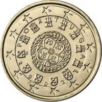 (№2008km763) Монета Португалия 2008 год 10 Euro Cent