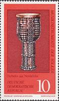 (1971-080) Марка Германия (ГДР) "Дарбука"    Музыкальные инструменты II Θ