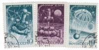 (1970-114-116) Серия Набор марок (3 шт) СССР     Советская автоматическая станция Луна-16 II Θ
