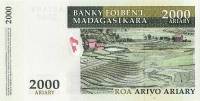 (,) Банкнота Мадагаскар 2008 год 2 000 ариари "Баобаб"   UNC