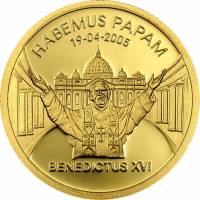 () Монета Либерия 2005 год 25  ""   Биметалл (Платина - Золото)  UNC