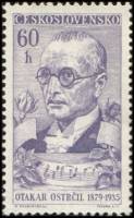 (1960-045) Марка Чехословакия "Отакар Острчил"   Деятели культуры III Θ