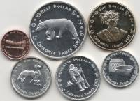 (2017, 6 монет) Набор монет США (Индейская резервация Черокке) 2017 год    UNC