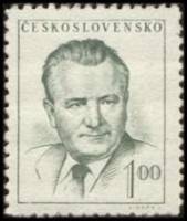 (1952-040) Марка Чехословакия "К. Готвальд"    Президент Готвальд (Стандартный выпуск) I Θ