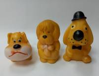 Набор резиновых игрушек 3 шт "Собаки" (сост.на фото)