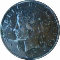 (№1896km6) Монета Либерия 1896 год 2 Cents