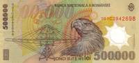 (№2000P-115a.1) Банкнота Румыния 2000 год "500,000 Lei" (Подписи: Emil Iota Ghizari  Ionel Niţu)