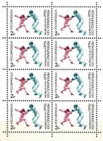 (1992-27) Лист (8 м 2х4) Россия "Фехтование"   XXV Летние Олимпийские Игры, Барселона III O