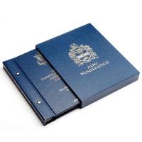 Футляр F25BL к альбому для монет. Cиний. Производство Россия