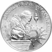 (2000) Монета Ватикан 2000 год 2000 лир "Иисус Христос"  Серебро Ag 835  PROOF