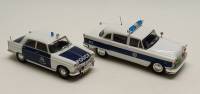 Набор моделей ато 1:43 2 шт Checker Marathon и Peugeot 404 Police без коробок