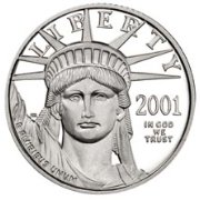 (2001w) Монета США 2001 год 10 долларов    PROOF
